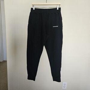 Mens Alphalete premium Joggers Black Large